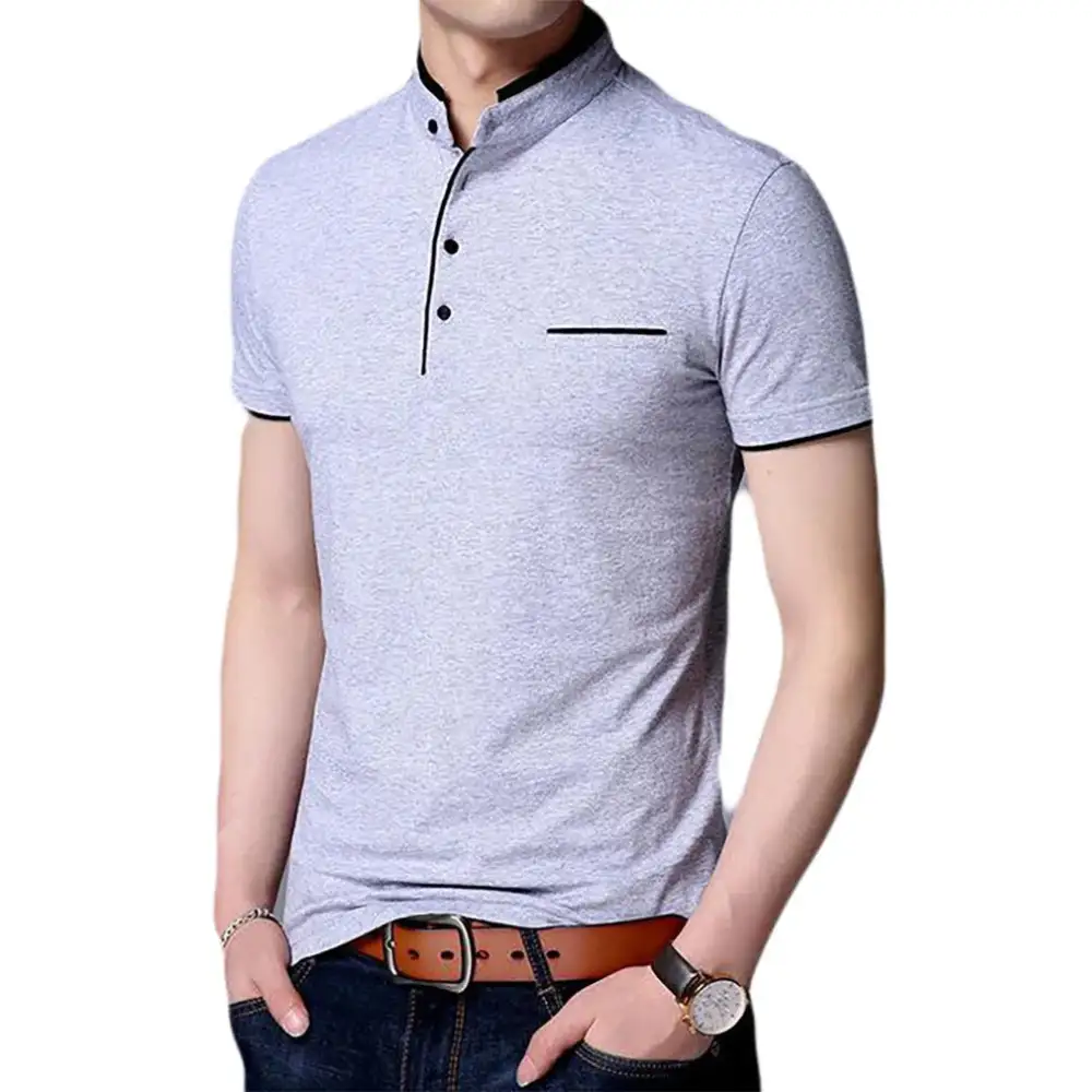 Mandarin Collar Grandad Collar Polo Collar Polo Shirt