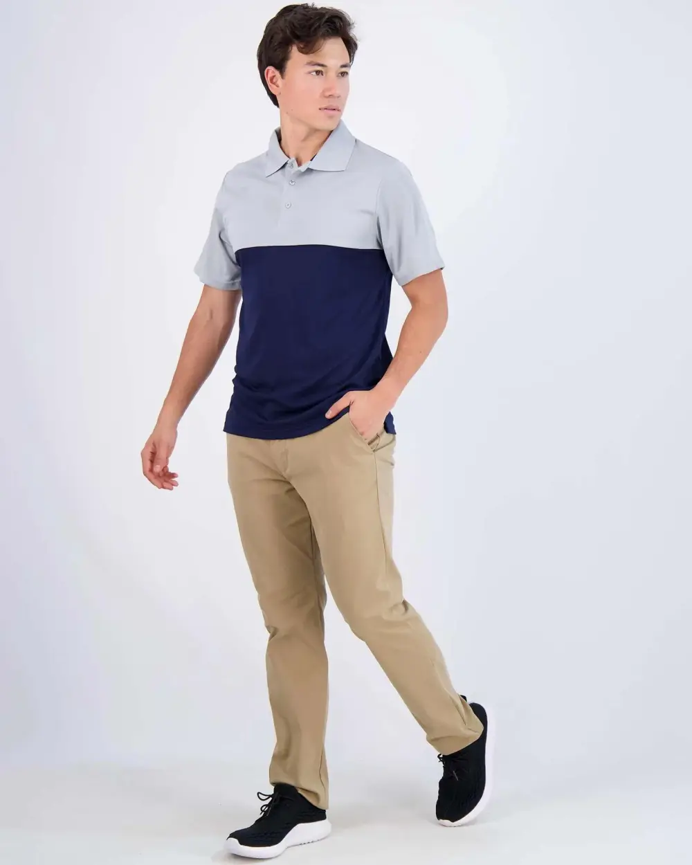Men's Quick-Dry Short Sleeve Athletic Performance Polo Shirt (Available In Big & Tall)
