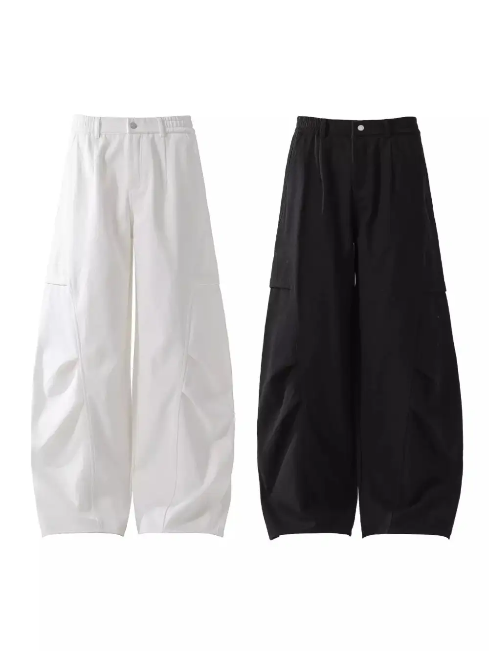 Textured Men's Loose Fit Cargo Pants