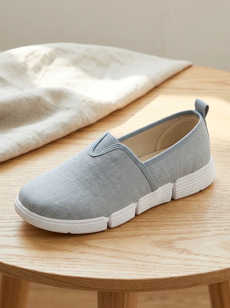 Women's Casual Slip-On Printed Canvas Shoes