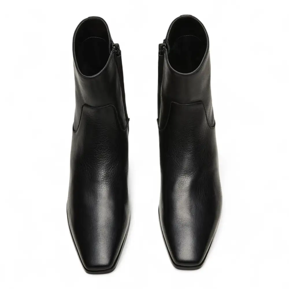 Dusty Square Toe Suede Ankle Bootie
