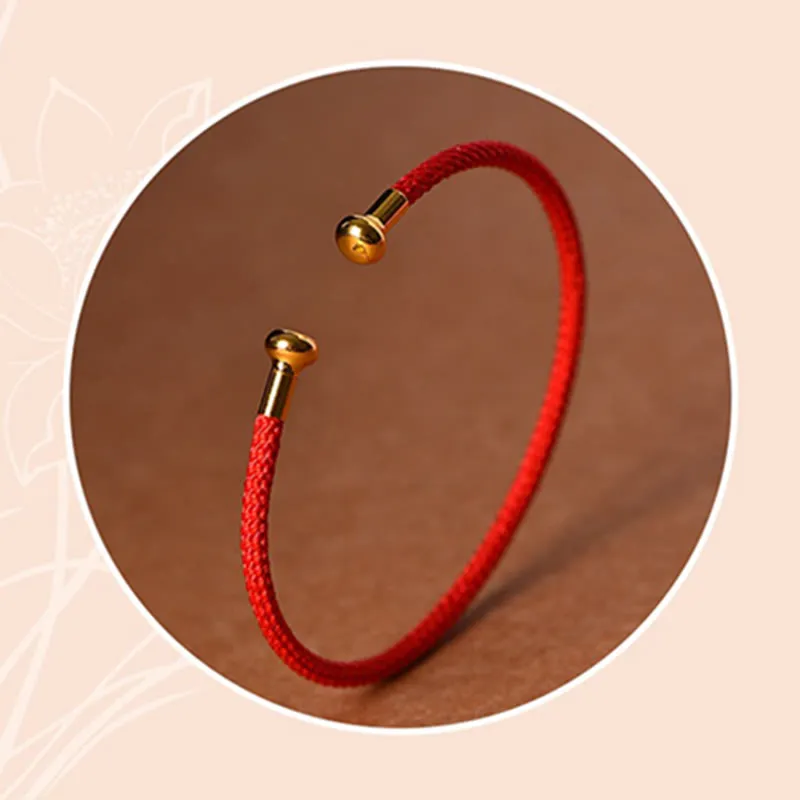 Simple Design Handmade Braid String Cuff Bracelet