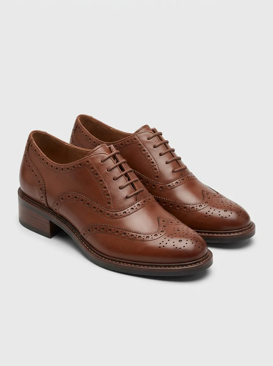 Streamlined Brogue Women's Classic Pumps