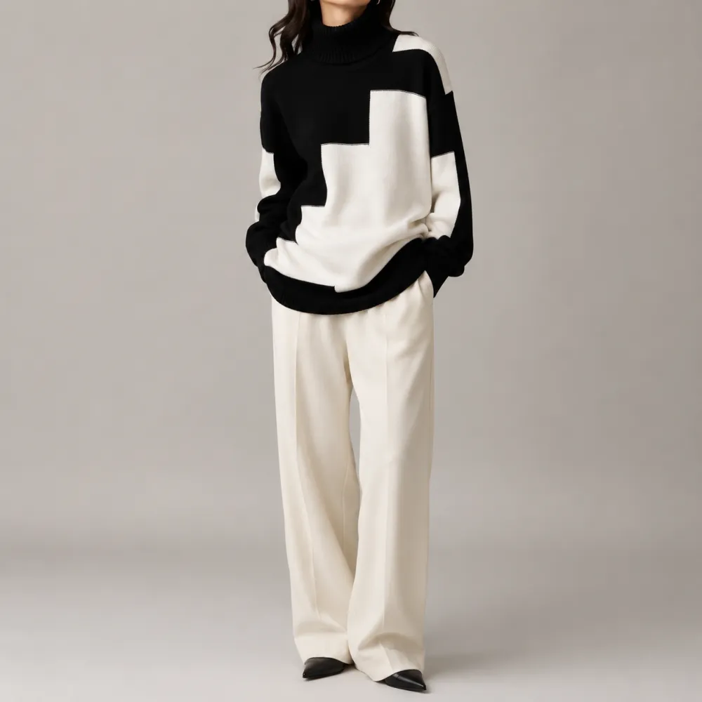 Knit Turtleneck Sweater