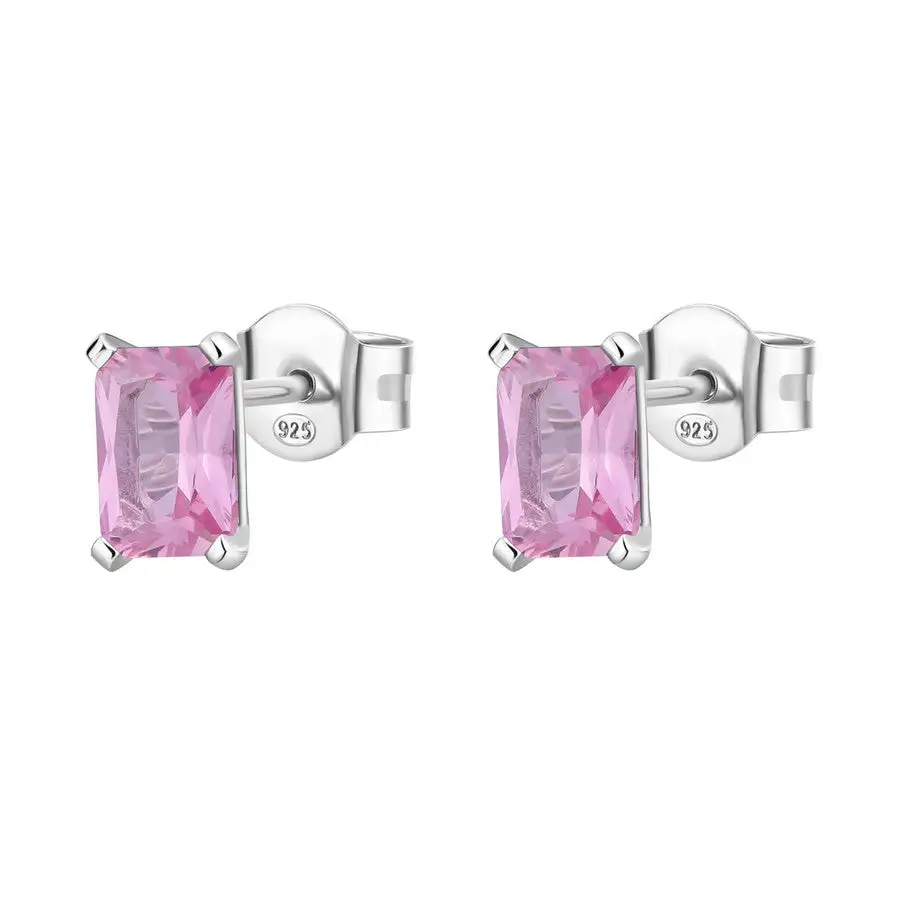 Square Cubic Zirconia Earrings