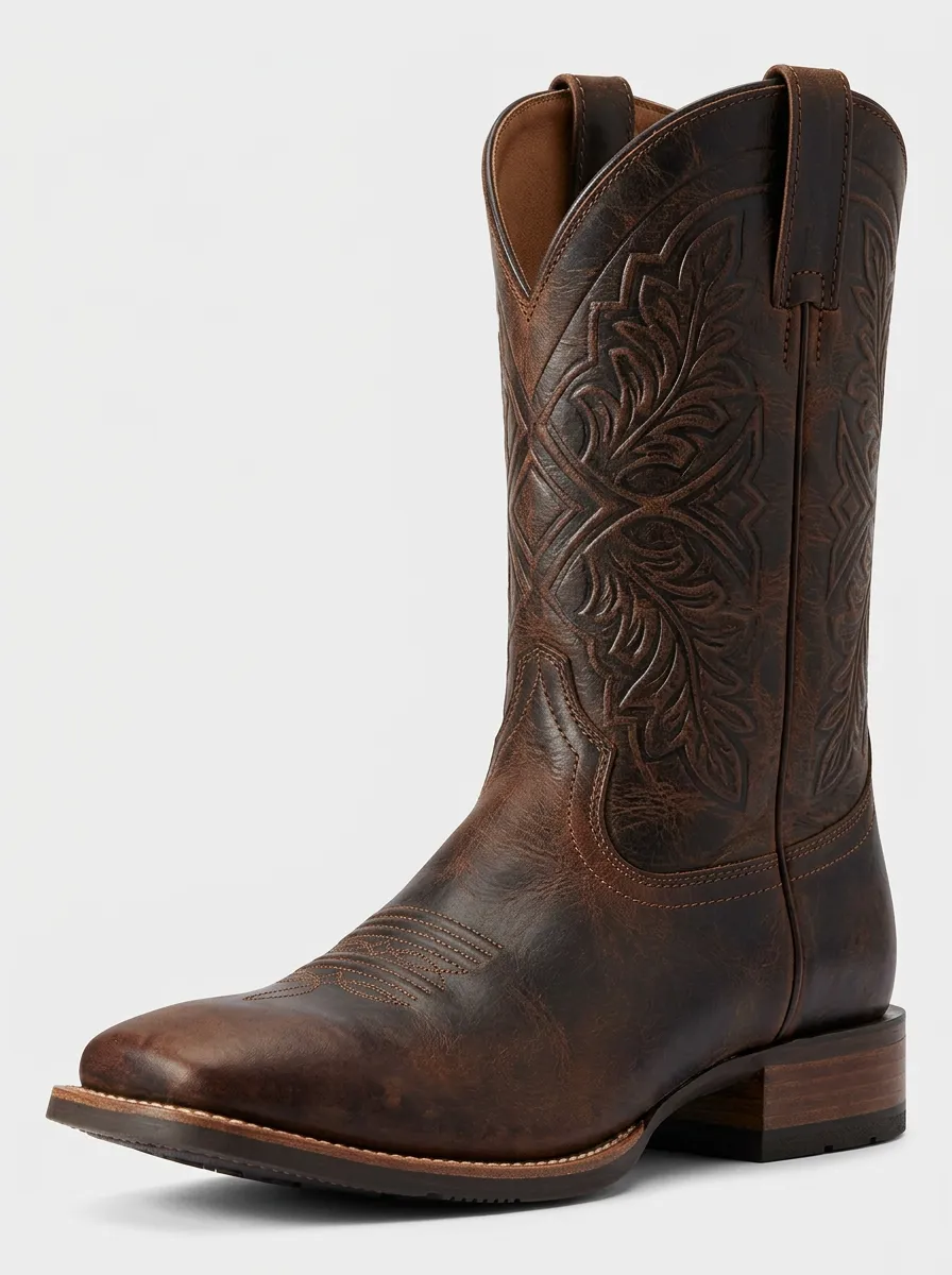 Rodeo-Inspired Floral Ranchwear Edit Men's Western Cowboy Boots
