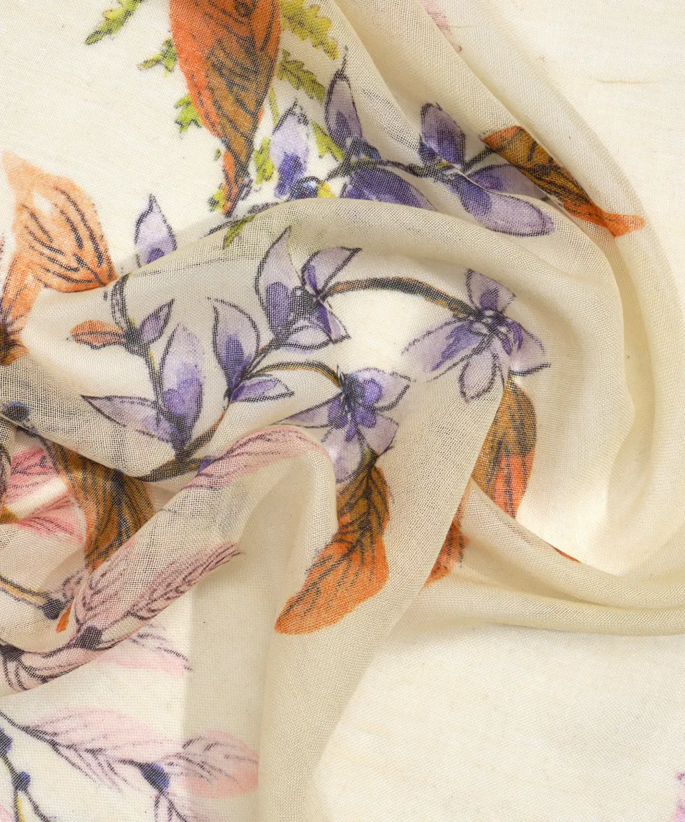 Casual Style Flower Trail Scarf