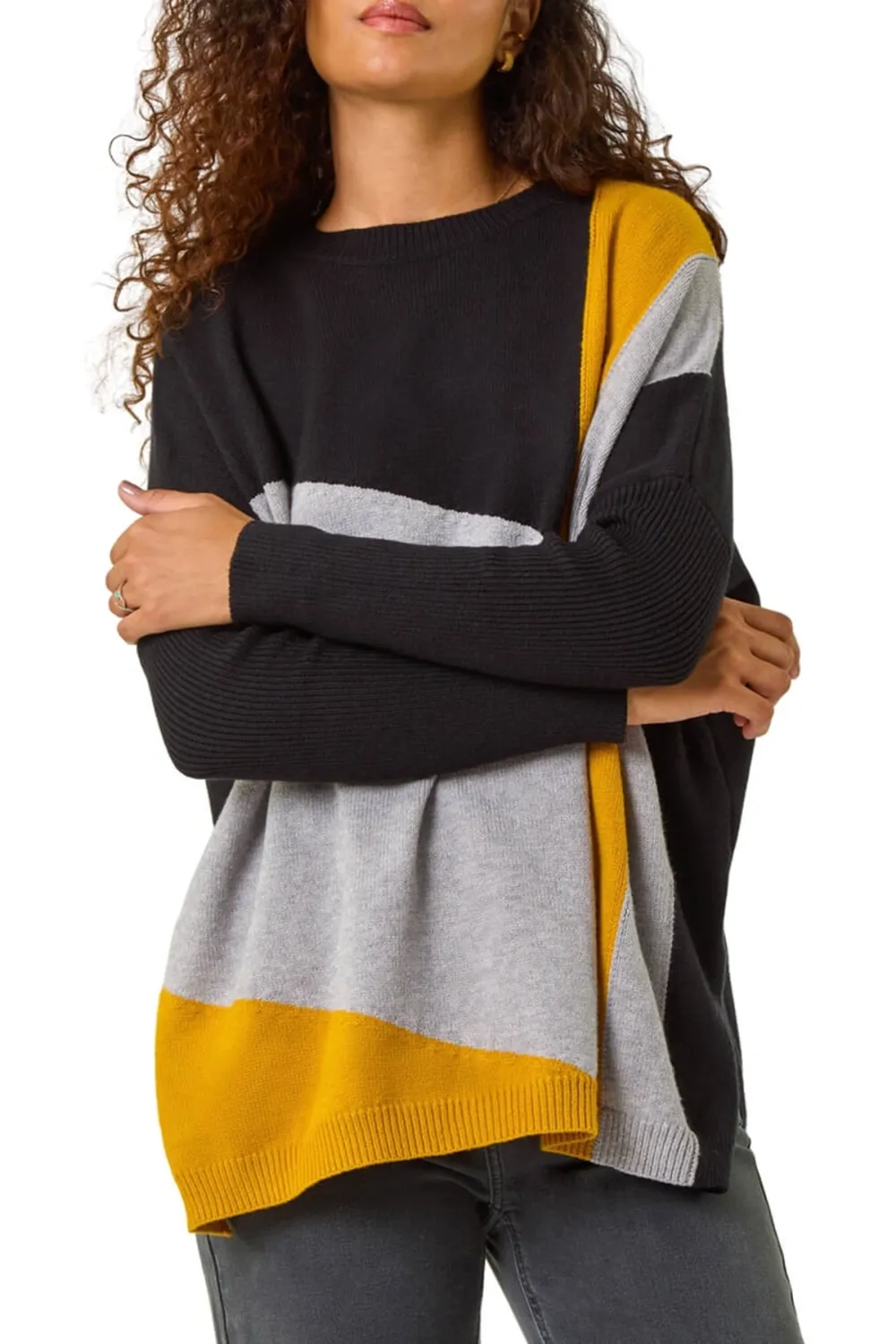 Colorblock Knit Top