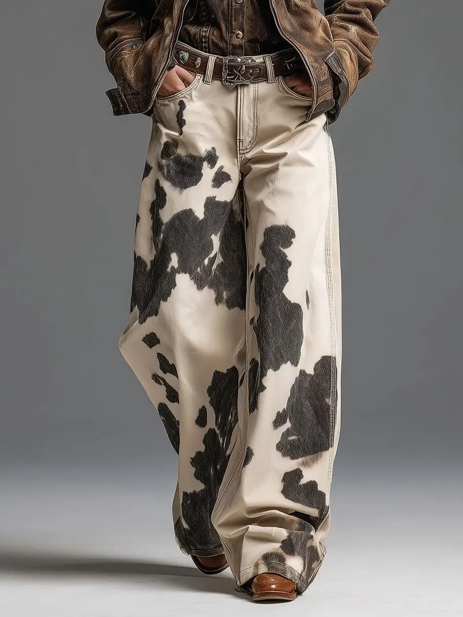 Western-Inspired Retro Boho Pants