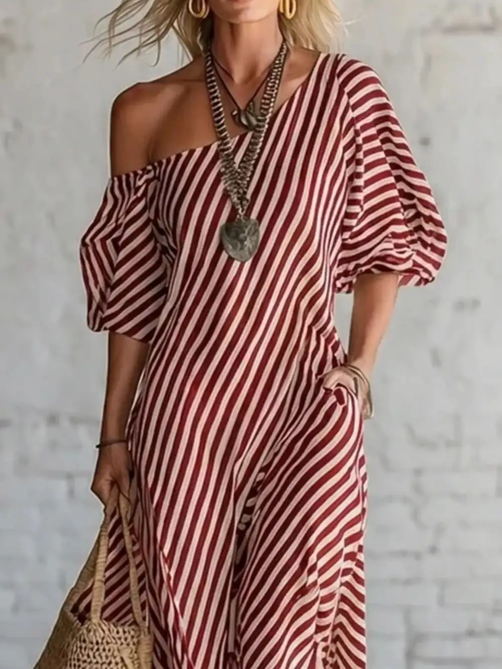 Striped Maxi Dress