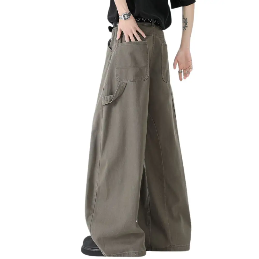 Barrel Leg Utility Men's Trousers