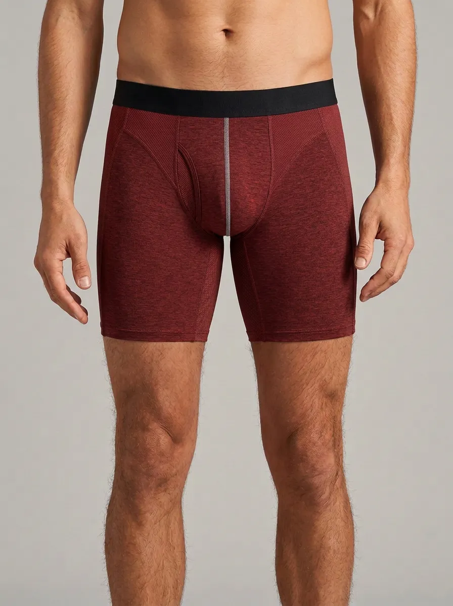 Men's Charcoal Heather Boxer Briefs