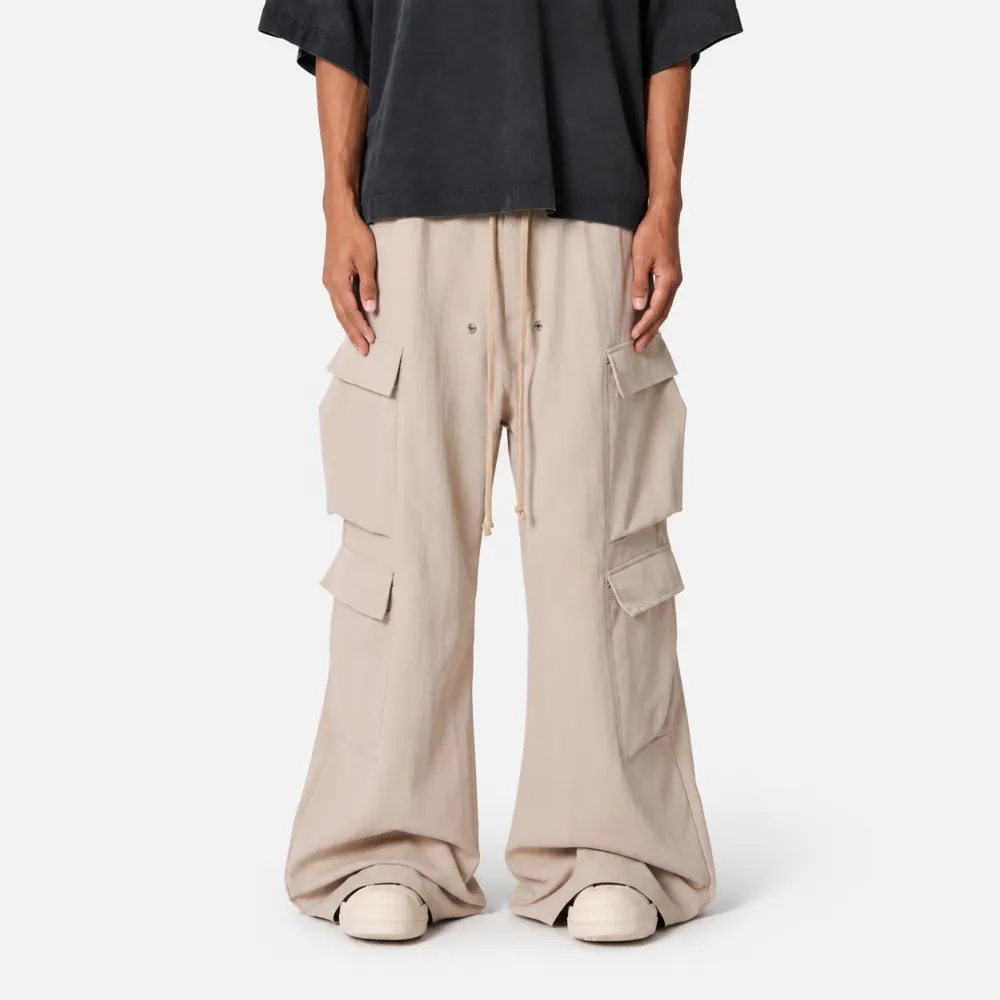 Retro Zip Pocket Wide Leg Cargo Pants
