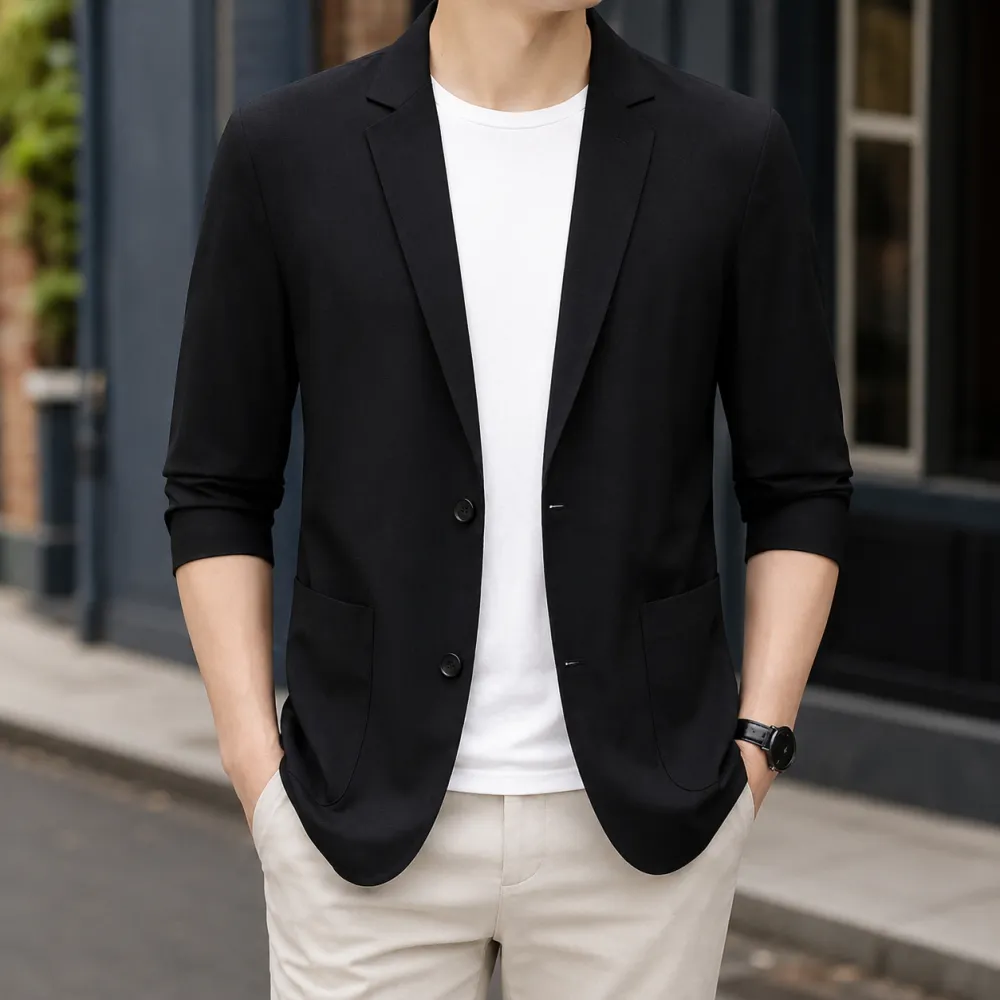 Lightweight Woven Blazer