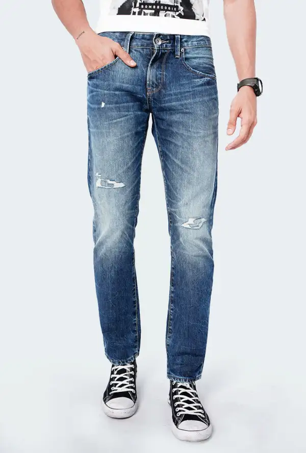 Men's Versatile Minimal Slim Fit Jeans