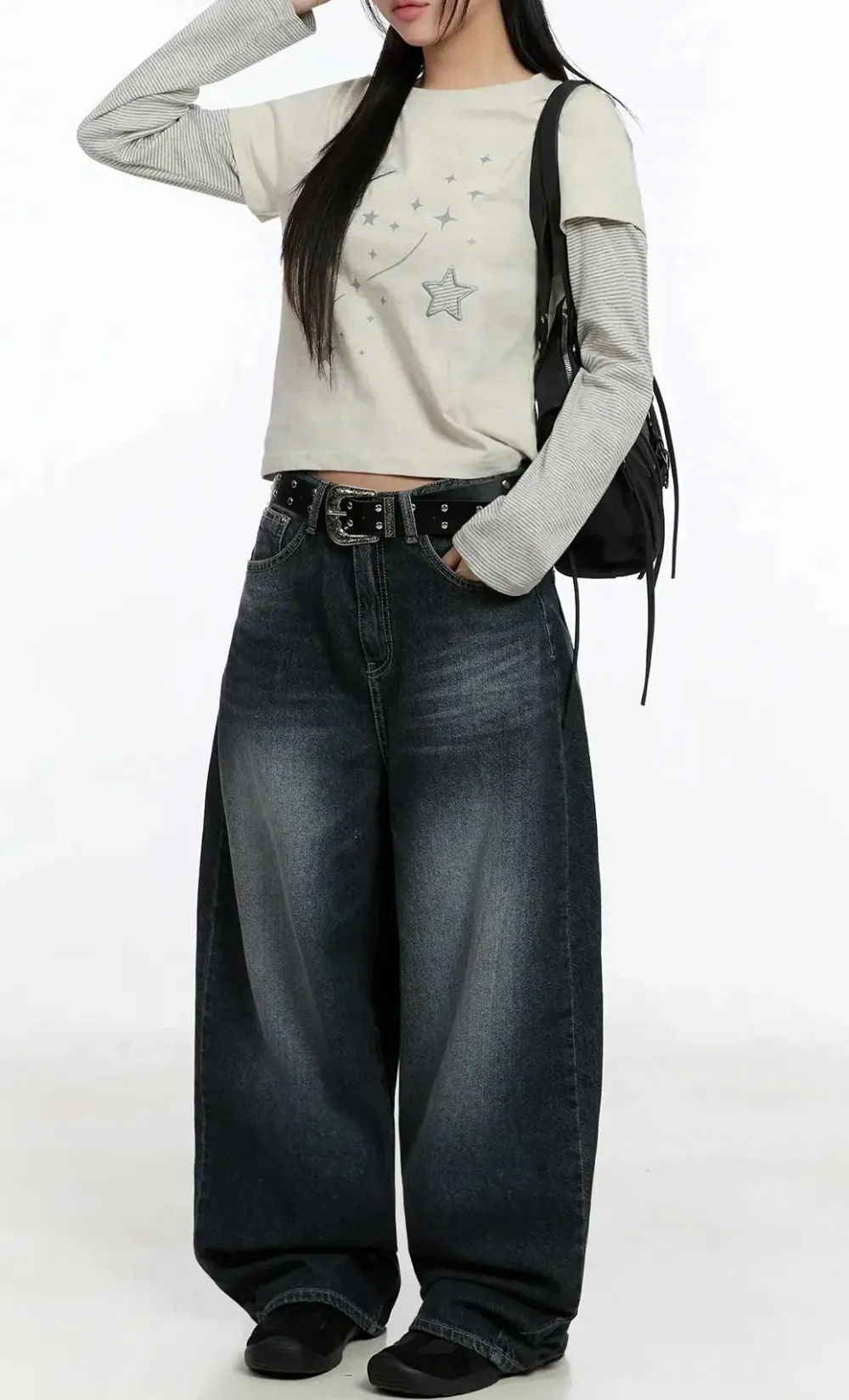 Wide-Fit Wide Jeans