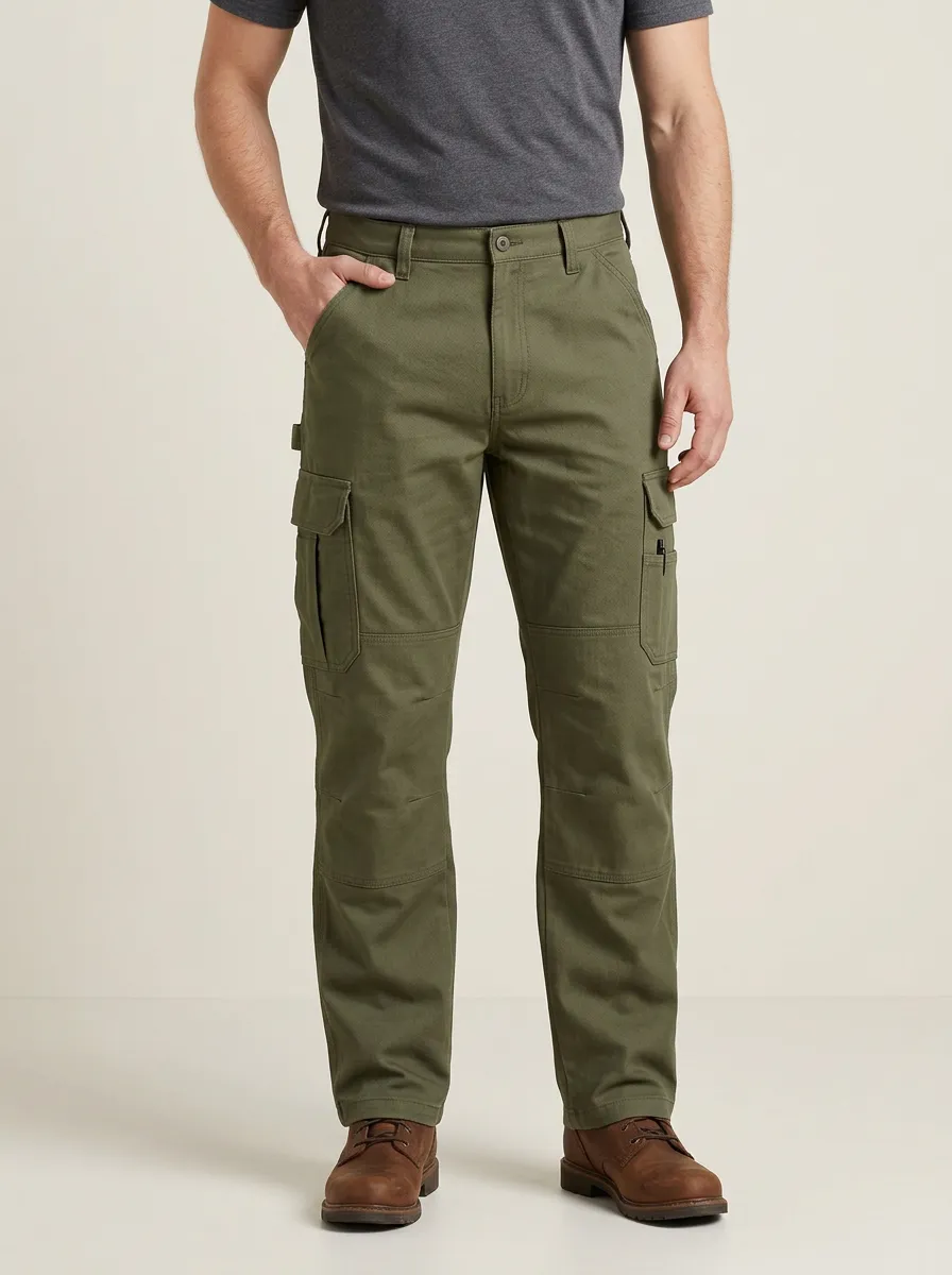 Men's Cargo Multi-Pocket Work Pants