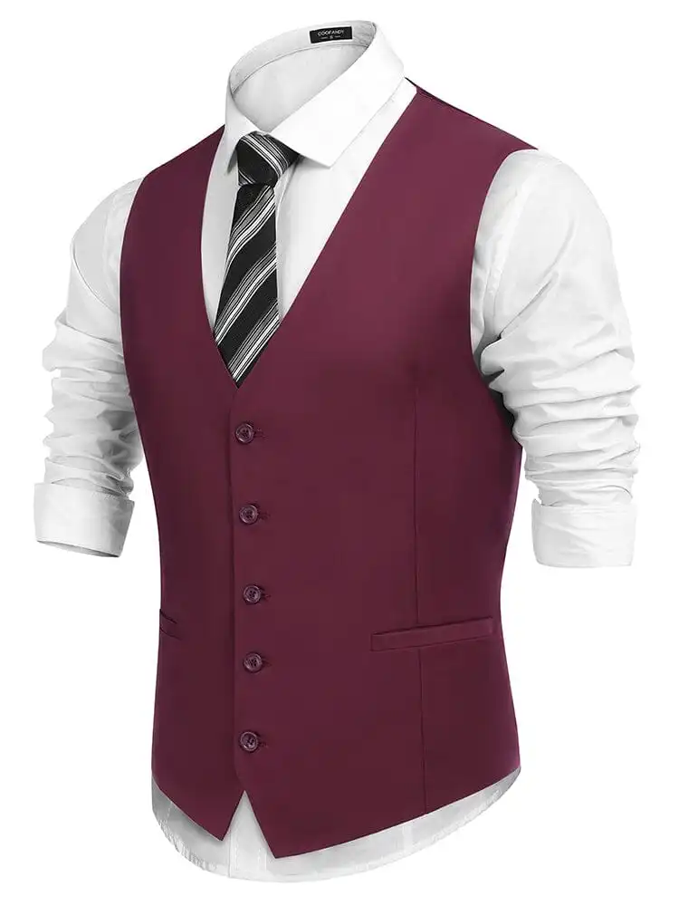 Casual Slim Fit Suit Vest Jacket