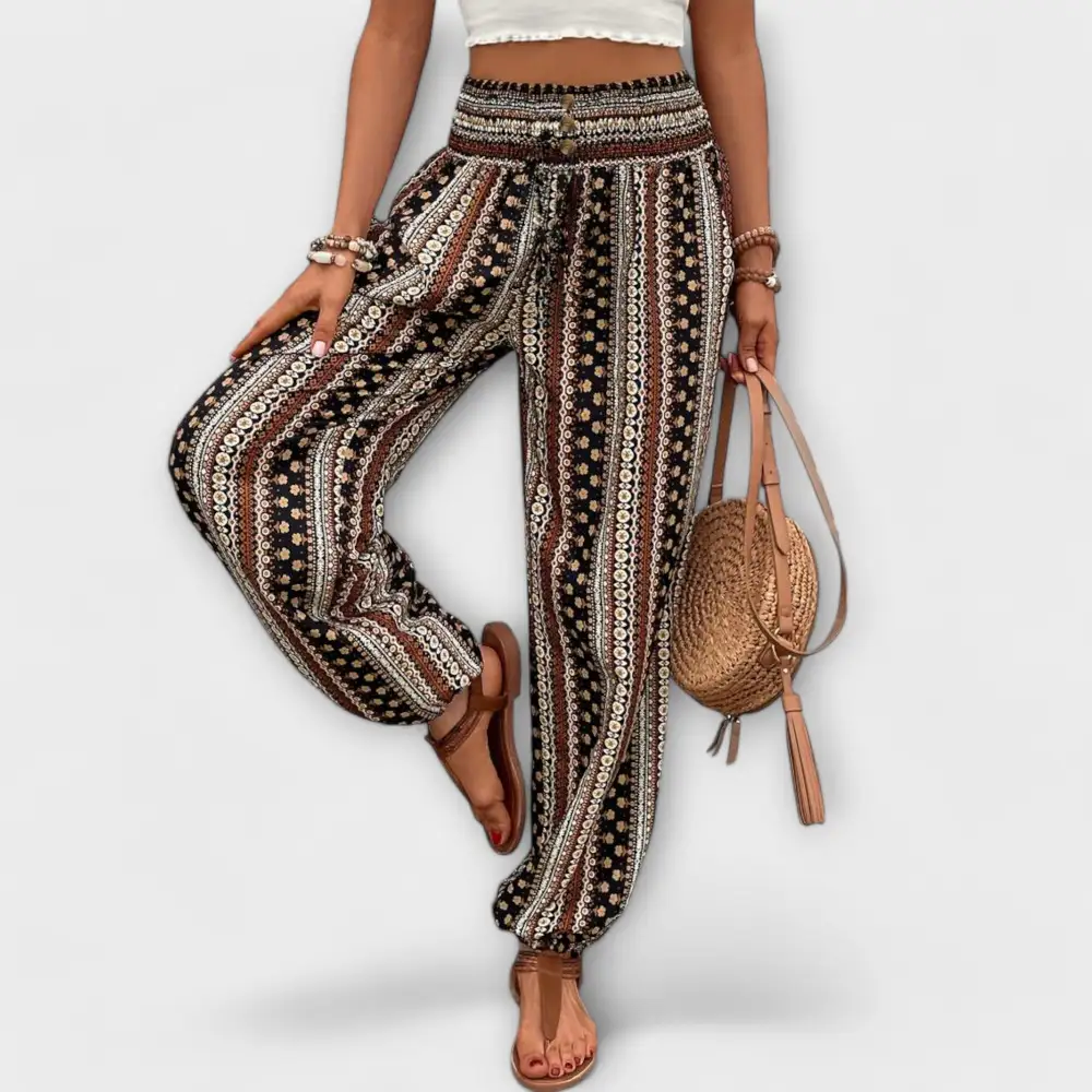 Ethnic Print Everyday Trousers