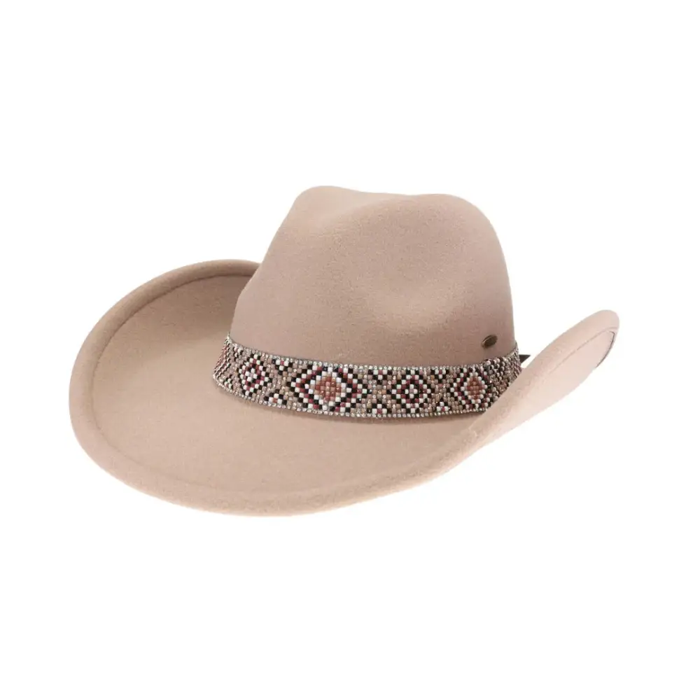 Aztec Beads Cowboy Hat