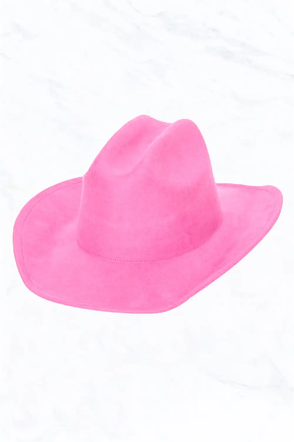 Big Brim Suede Western Cowboy Fedora Hat