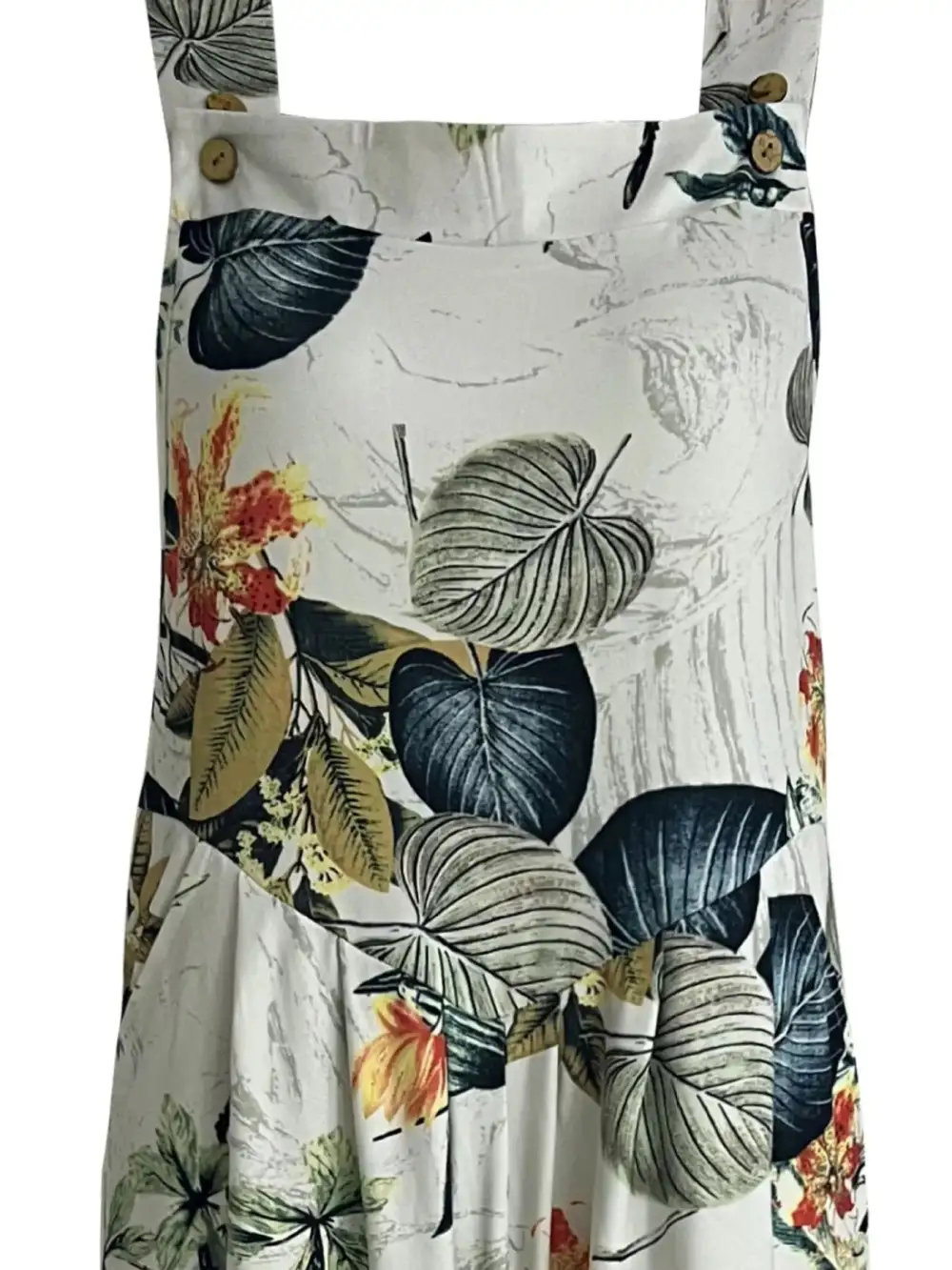 Plus Size Printed Wide Leg Jumpsuit