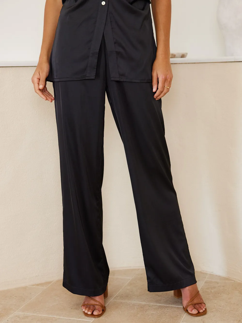Black Daily High waisted Pants