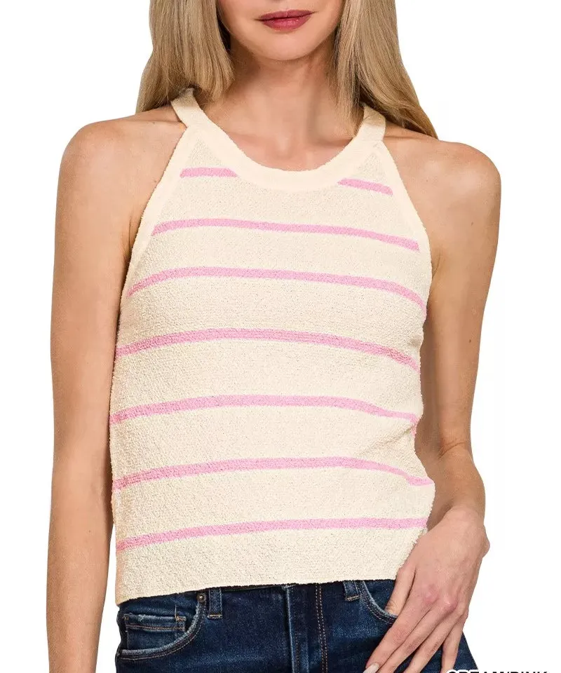 Relaxed Refined Striped Tank Top