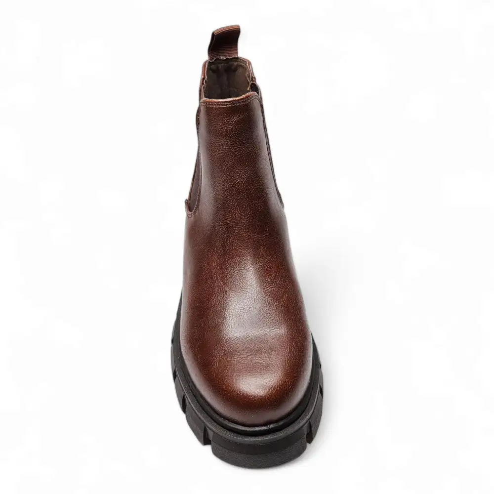 Poppy Lug Sole Slip-On Chelsea Bootie