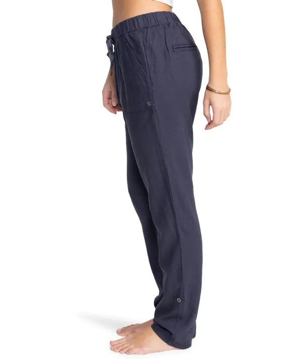 Drawstring Elasticated Hem Casual Trousers