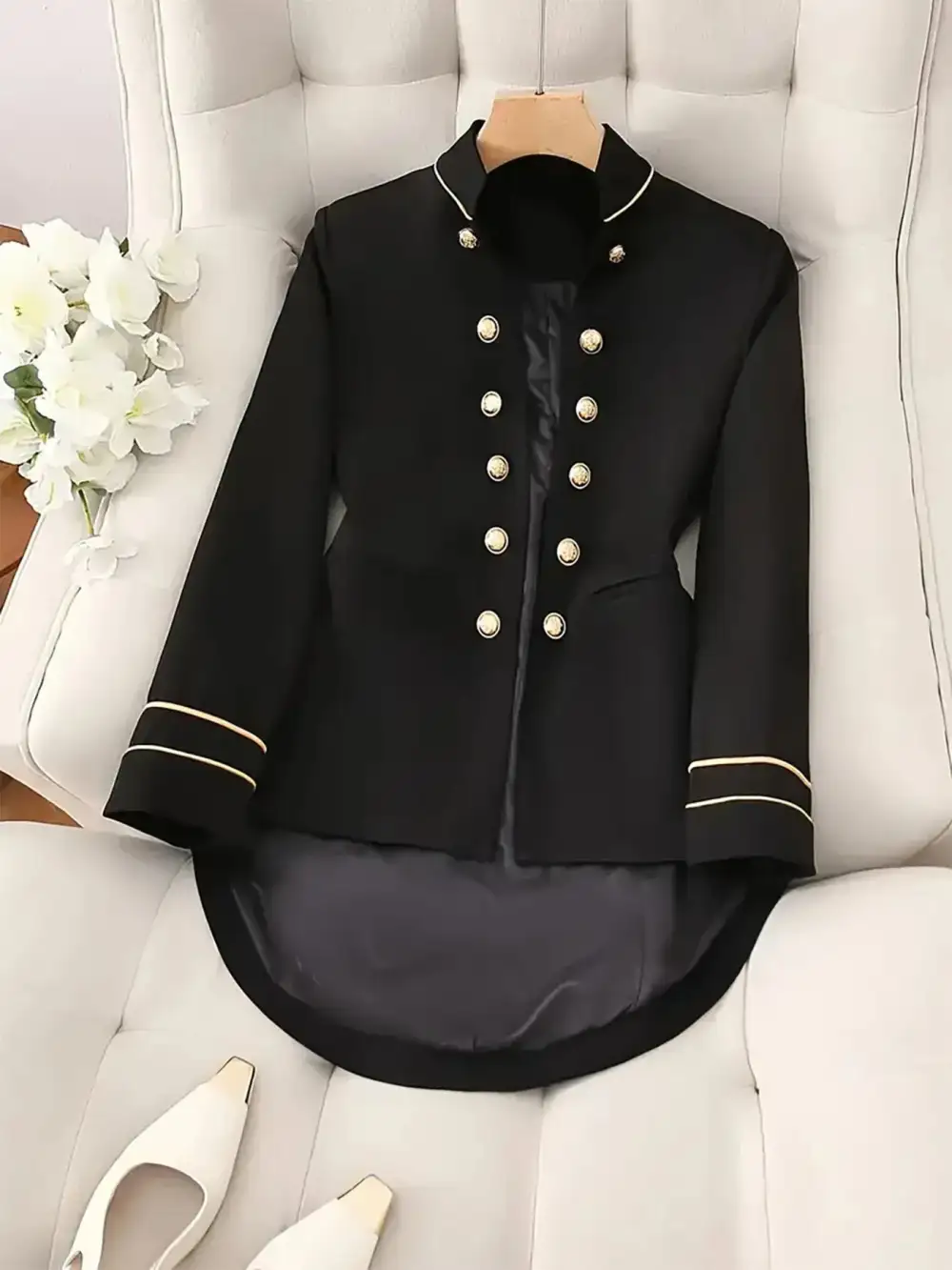 Refined Refined Double-Breasted Blazer