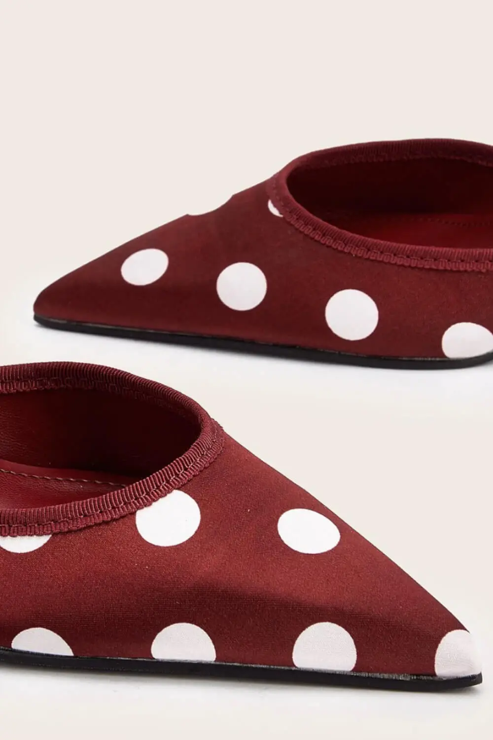 Satin Polka Dot Tie Leg
