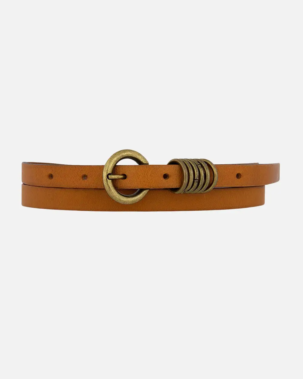 Skinny Leather Waist Belt