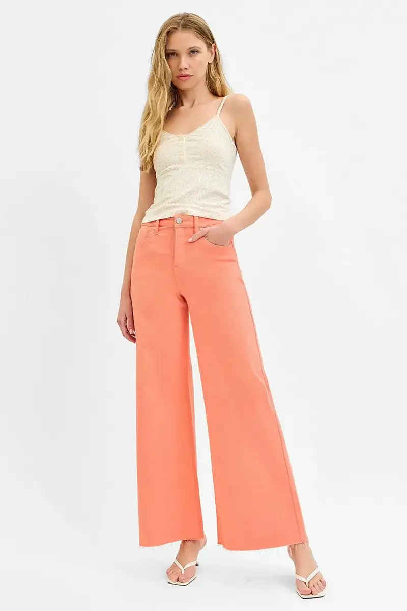 Ruched Breezy Denim Jeans