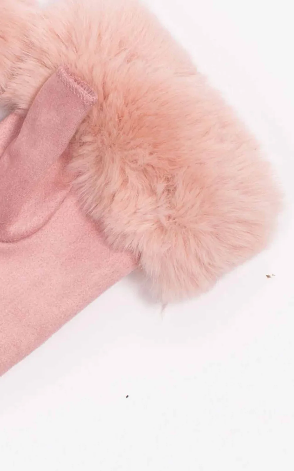 Fashionable Fingerless Fur Gloves