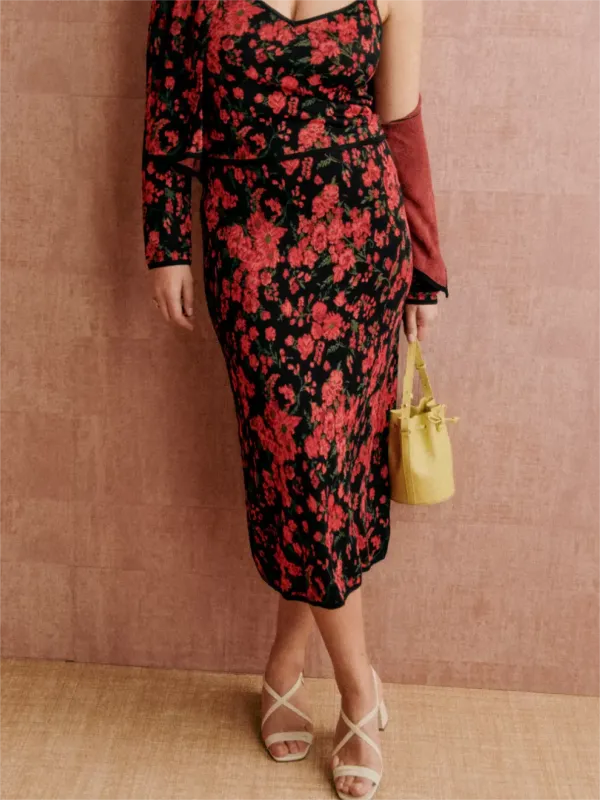 Knitted Midi Skirt