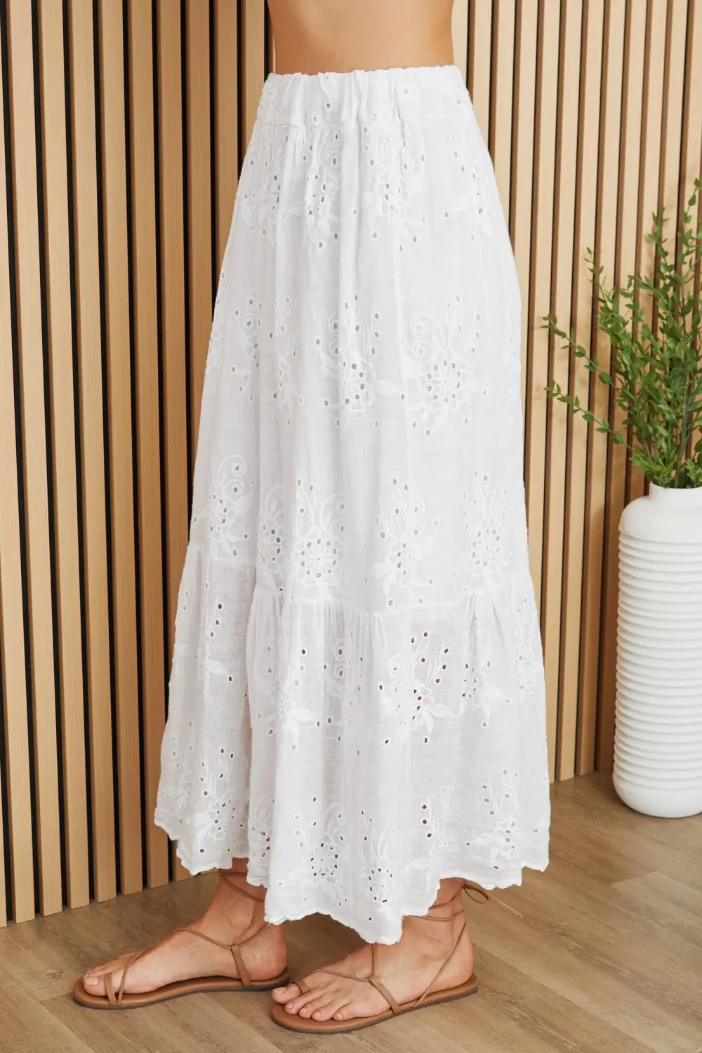 Linen Maxi Skirt