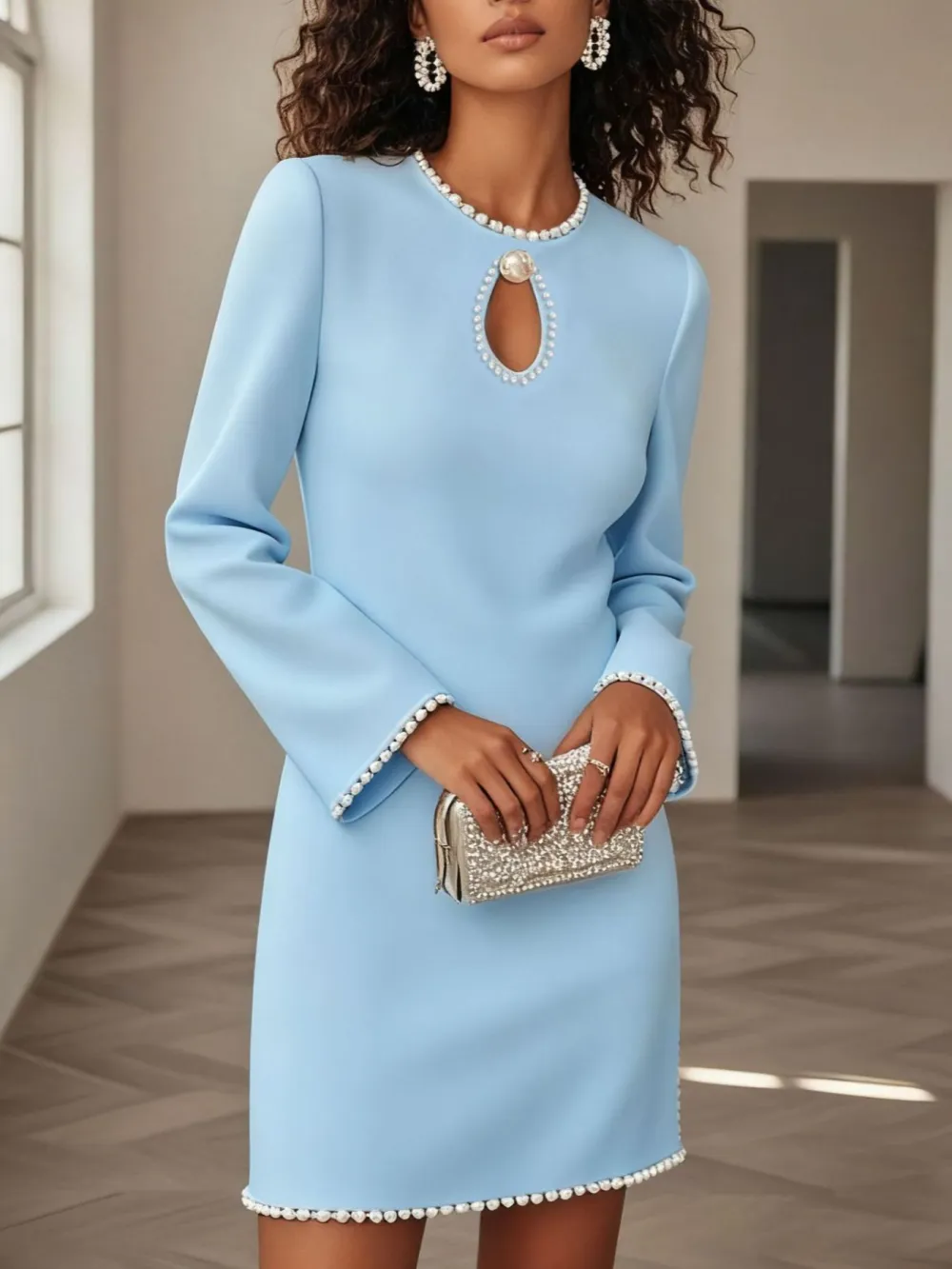 Keyhole Mini Dress