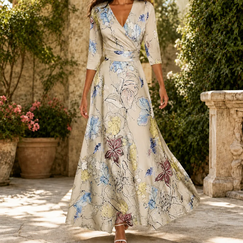 Wrap Soft Maxi Dress