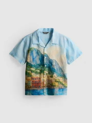 7-15yrs | Scenic Print Shirt
