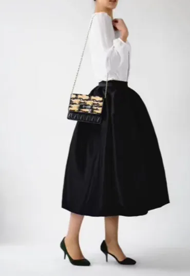 Classic Seaside Everyday Casual Polyester Skirt