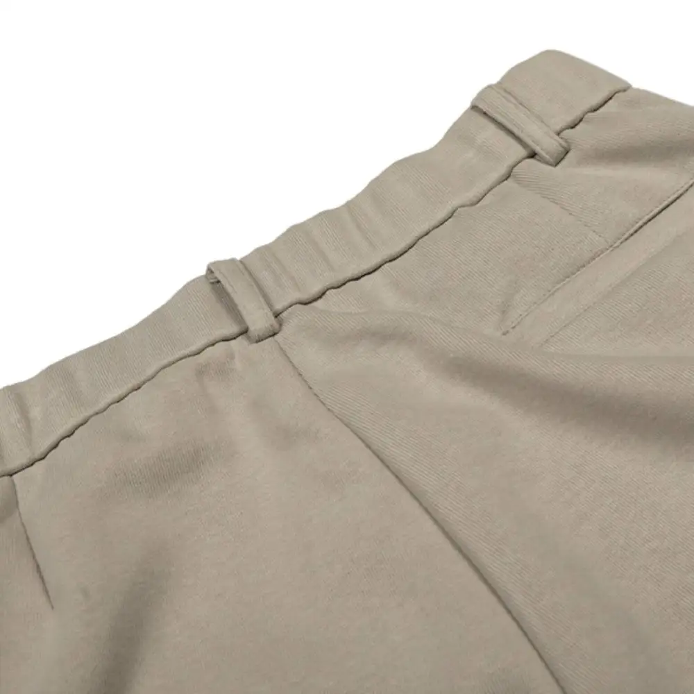 Loose Fit Wide Leg Pleated Men's Casual Pants