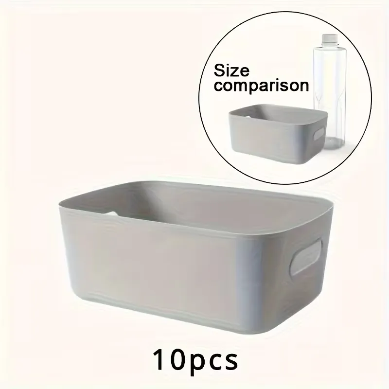10-Pack Handheld Storage Bin