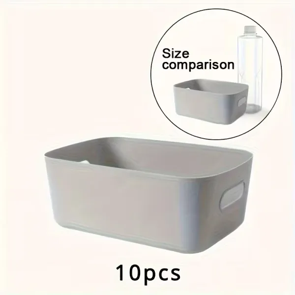 10-Pack Handheld Storage Bin