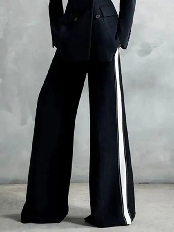 Women's Wide Leg Pocket Loose Fit Pants