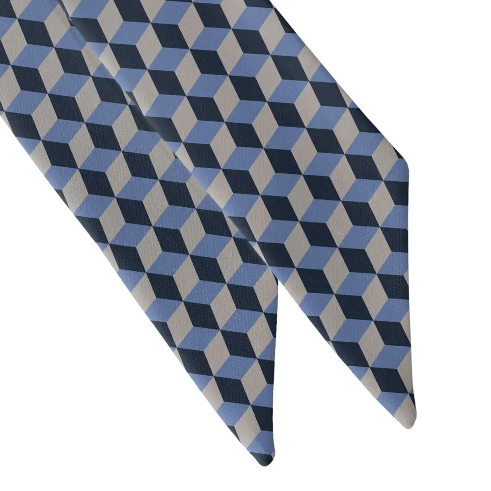 Escher Geometric Pattern Hair Scarf
