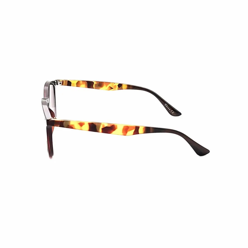 Amber Lens Round Smoke Lens Keyhole Full Magnification Reading Sunglasses