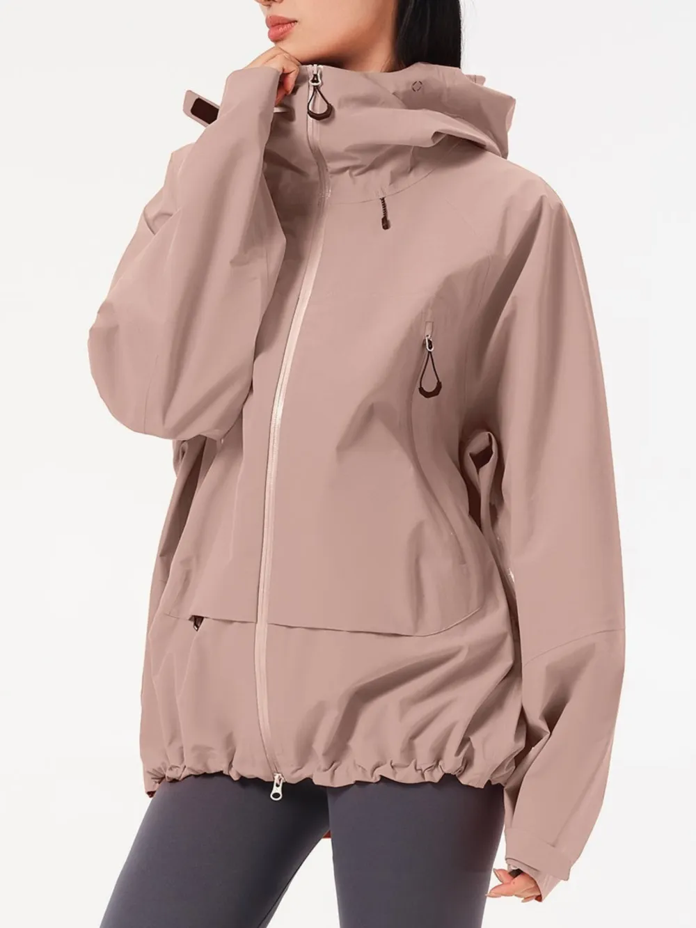 Water Resistant Wind Resistant Breathable Hard Shell Jacket
