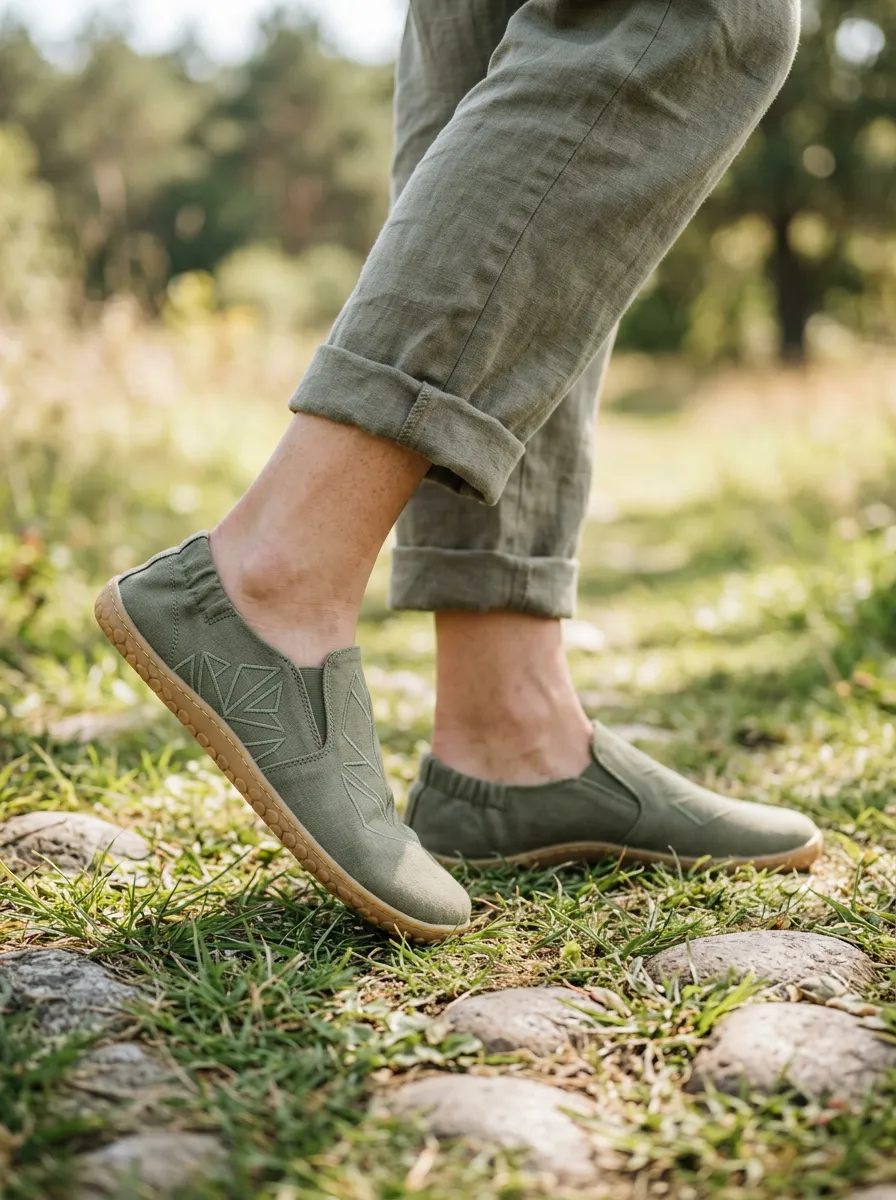 Minimal Geometric Graphic Daily Wear Unisex Barefoot Shoes