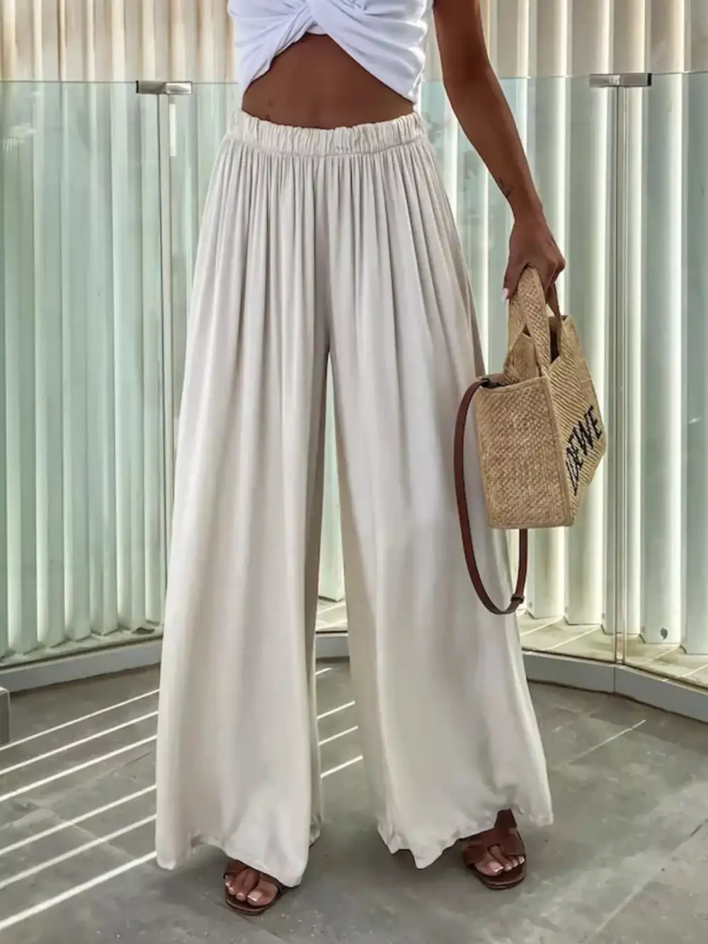 Wide Leg Flowy Pants